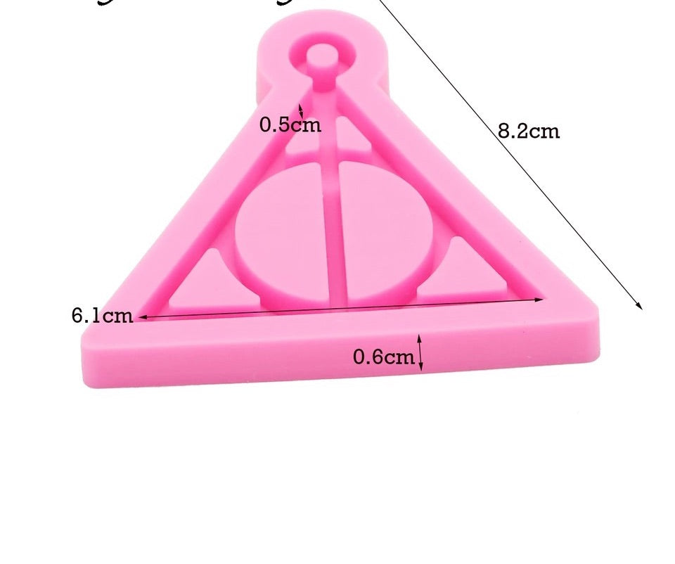 MOLDE DE SILICÓN HARRY P, RELIQUIAS DE LA M