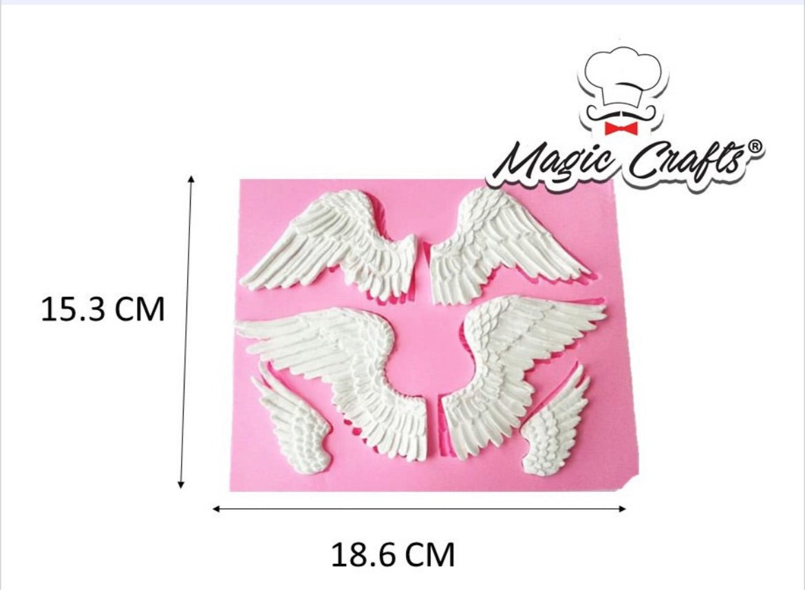 MOLDE DE SILICÓN ALAS GRANDES