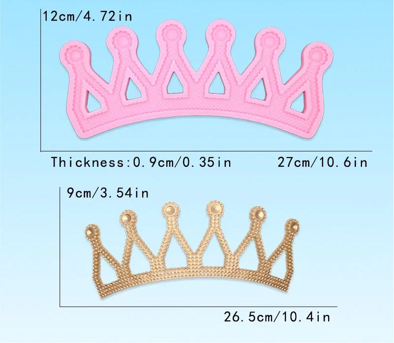 MOLDE DE SILICÓN CORONA GRANDE