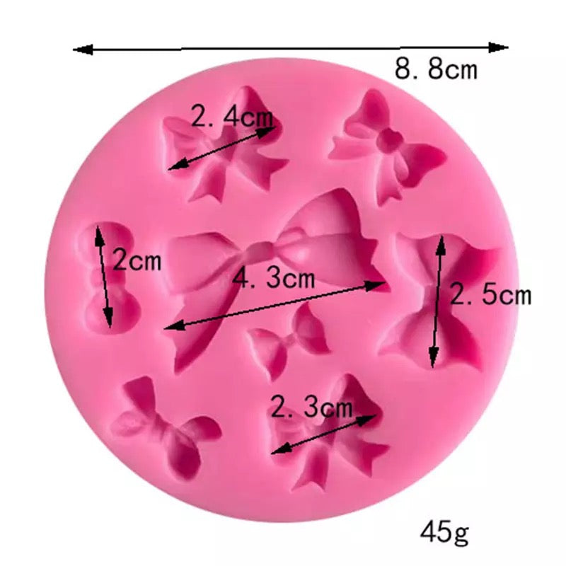 MOLDE DE SILICÓN MOÑOS VARIOS
