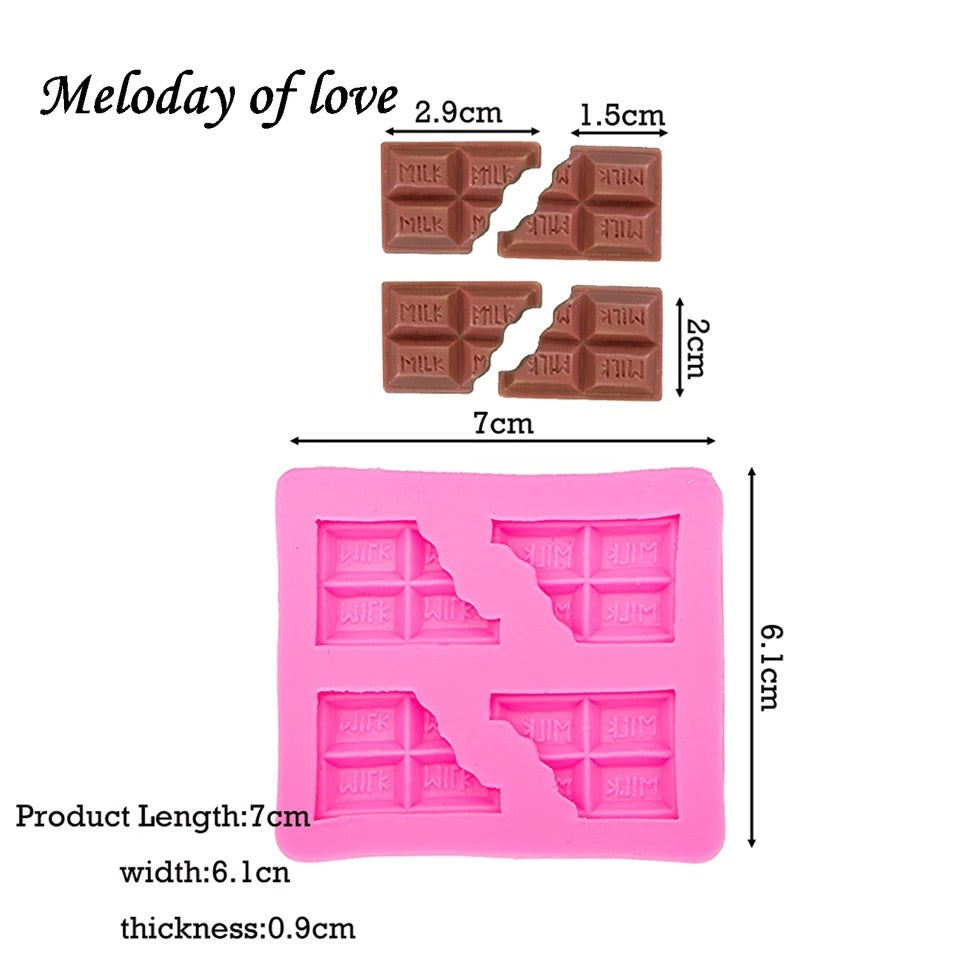 MOLDE DE SILICÓN CHOCOLATE MORDIDO