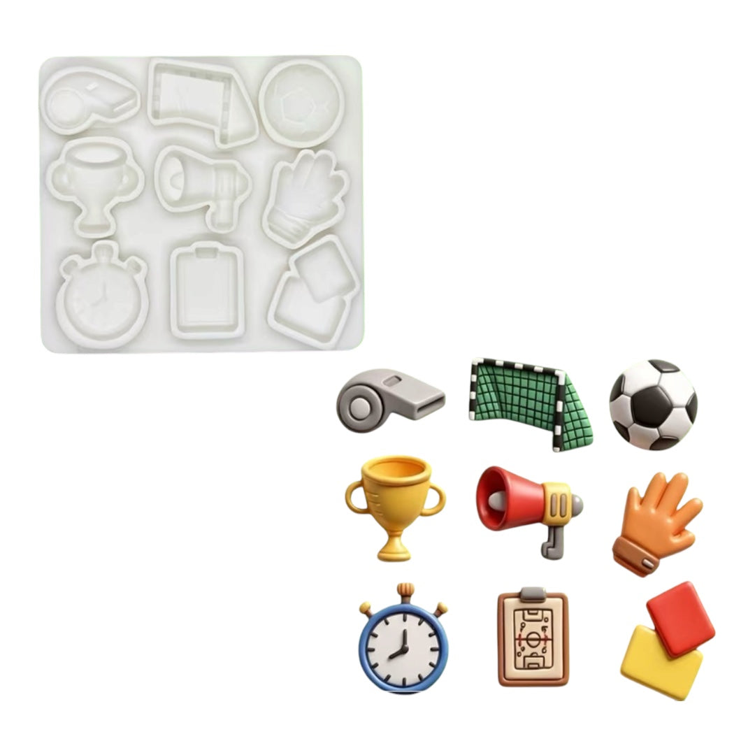 Molde de Silicón Fútbol, Balón, Deporte, Copa