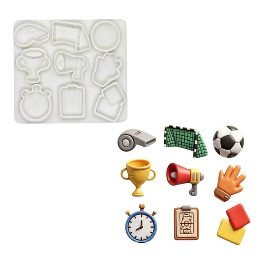 Molde de Silicón Fútbol, Balón, Deporte, Copa