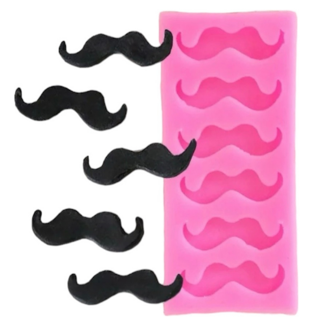 Molde de Silicón Bigotes