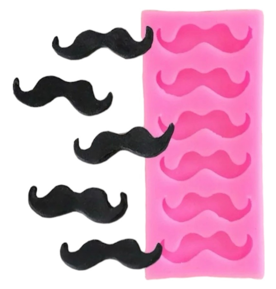 Molde de Silicón Bigotes