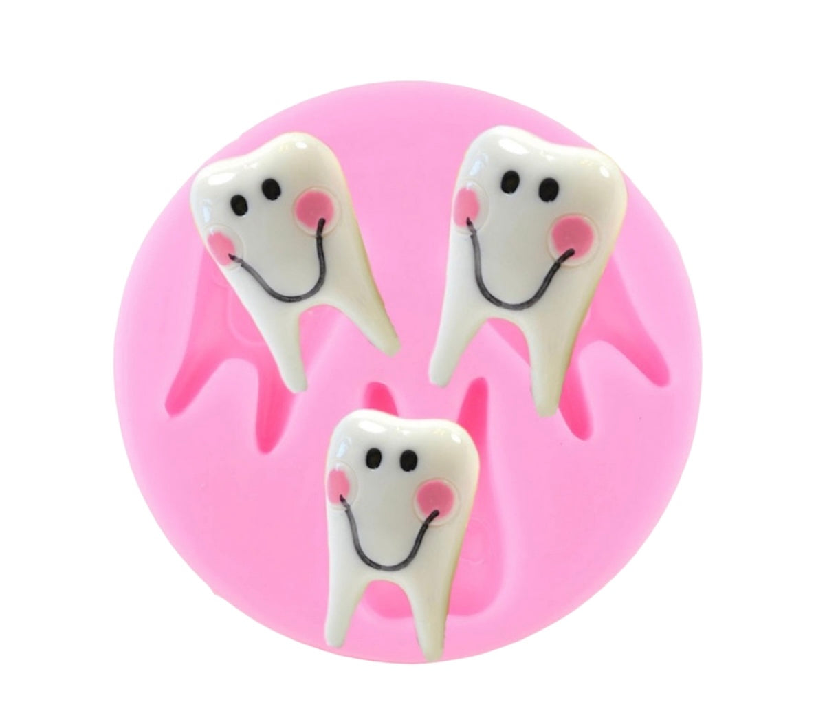 Molde de Silicón Muelas, Dentista