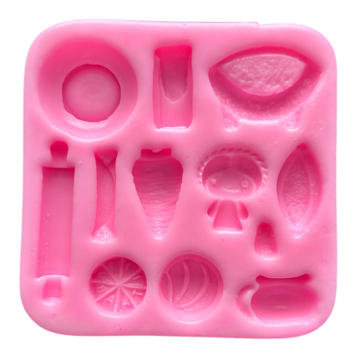 Molde de Silicón Fiestas Patrias, 15 de Septiembre, Molcajetes, Tamal, Concha