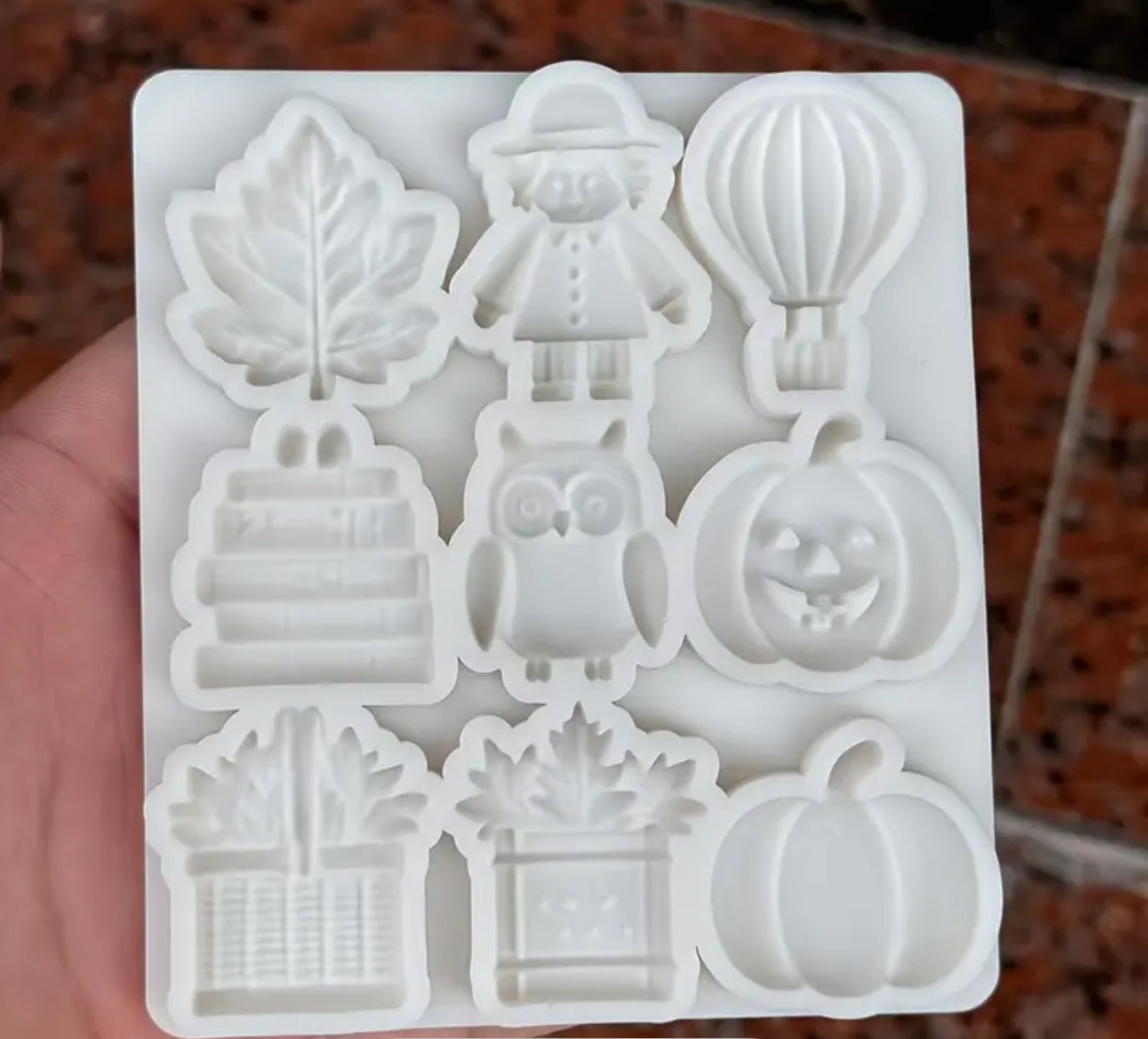 Molde de Silicón Halloween x 9
