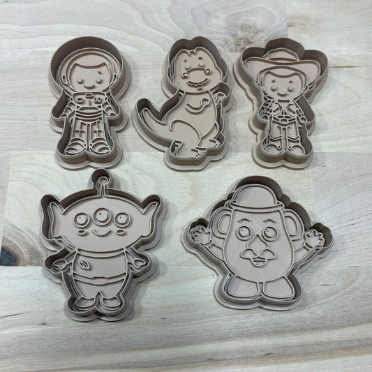 Cortador De Galleta y Marcador Toy Juguetes, Niño 5 pzas