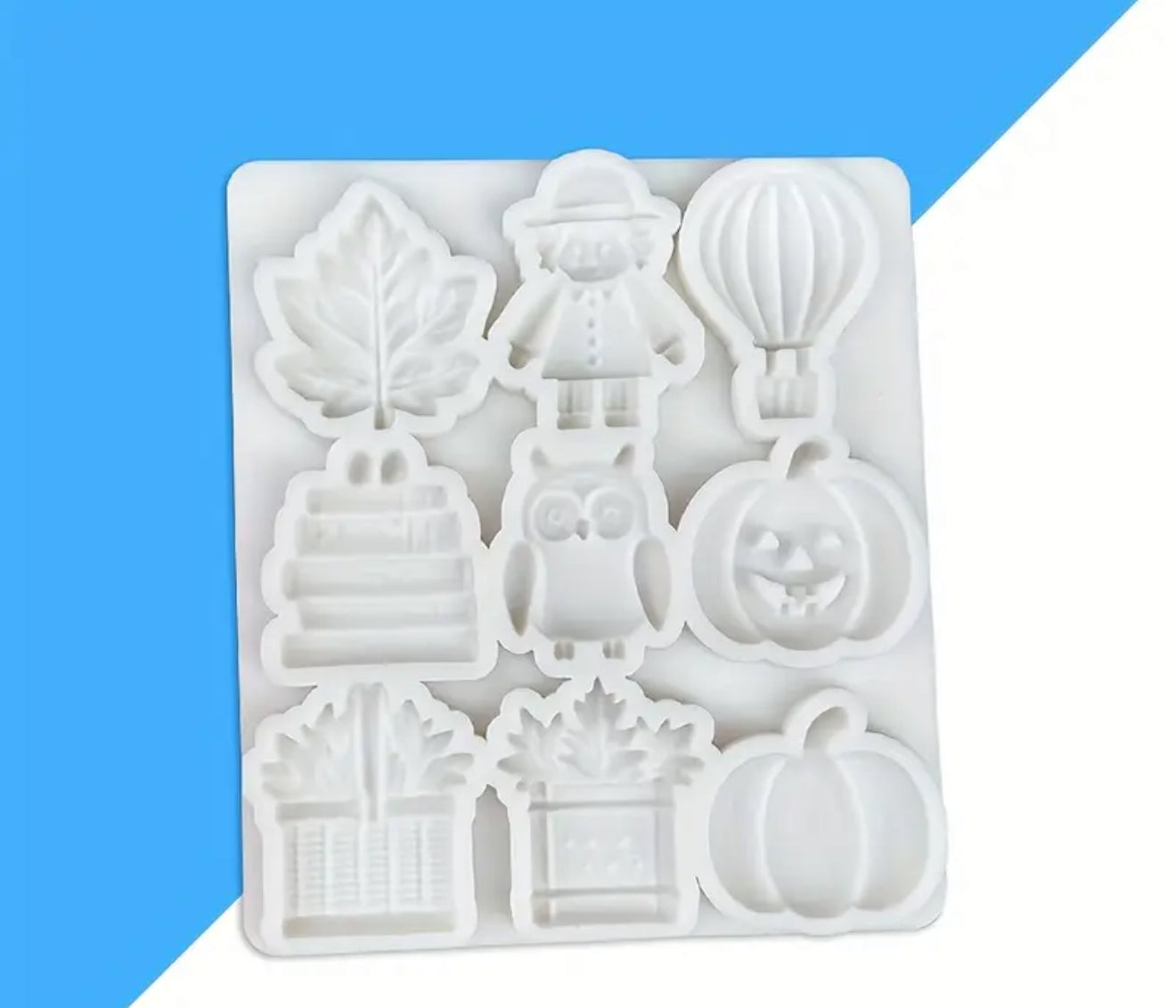 Molde de Silicón Halloween x 9