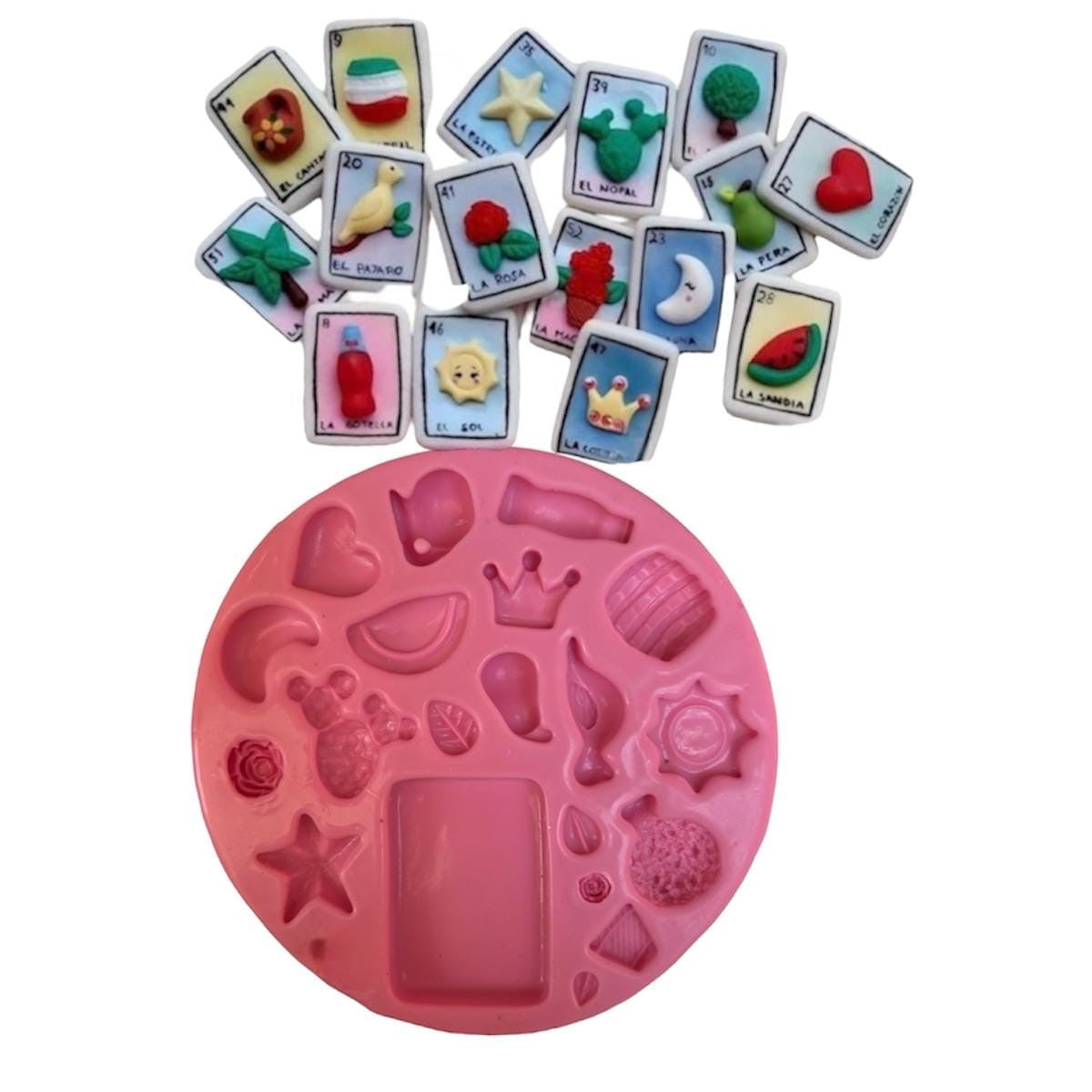 Molde de Silicón Fiestas Patrias, Lotería, 15 de sep