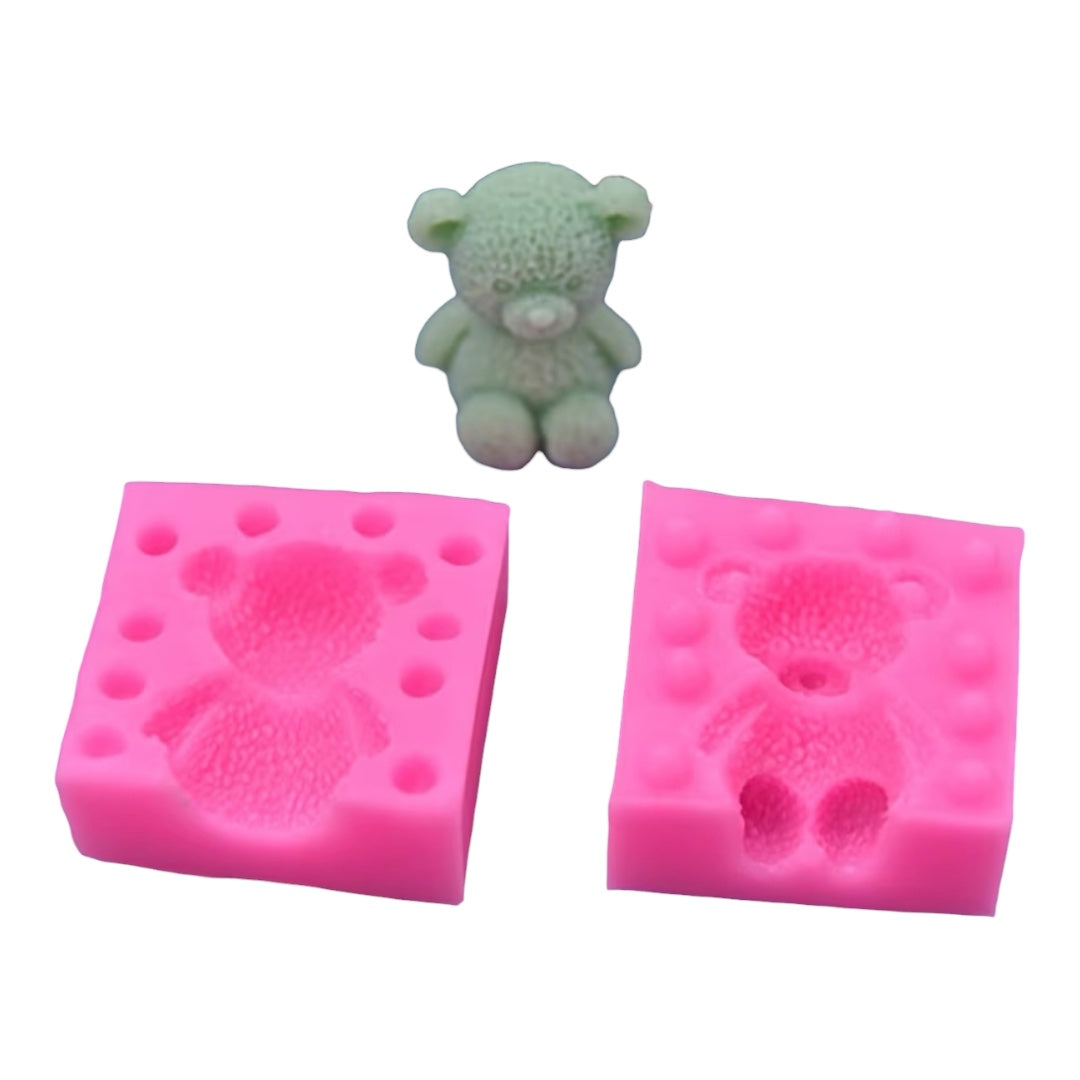 MOLDE DE SILICÓN OSO 3d