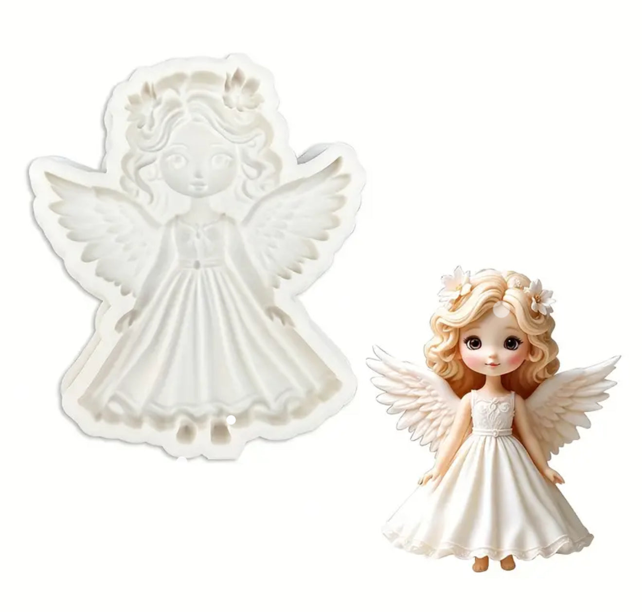 Molde de Silicón Ángel de la Guarda