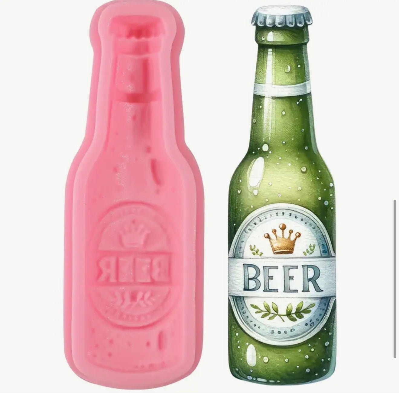 MOLDE DE SILICÓN BOTELLA