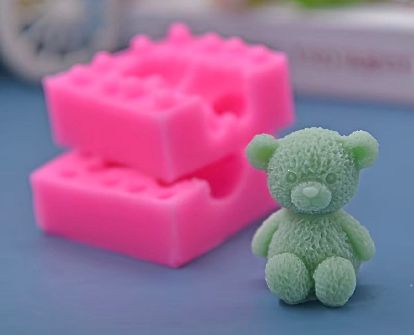 MOLDE DE SILICÓN OSO 3d