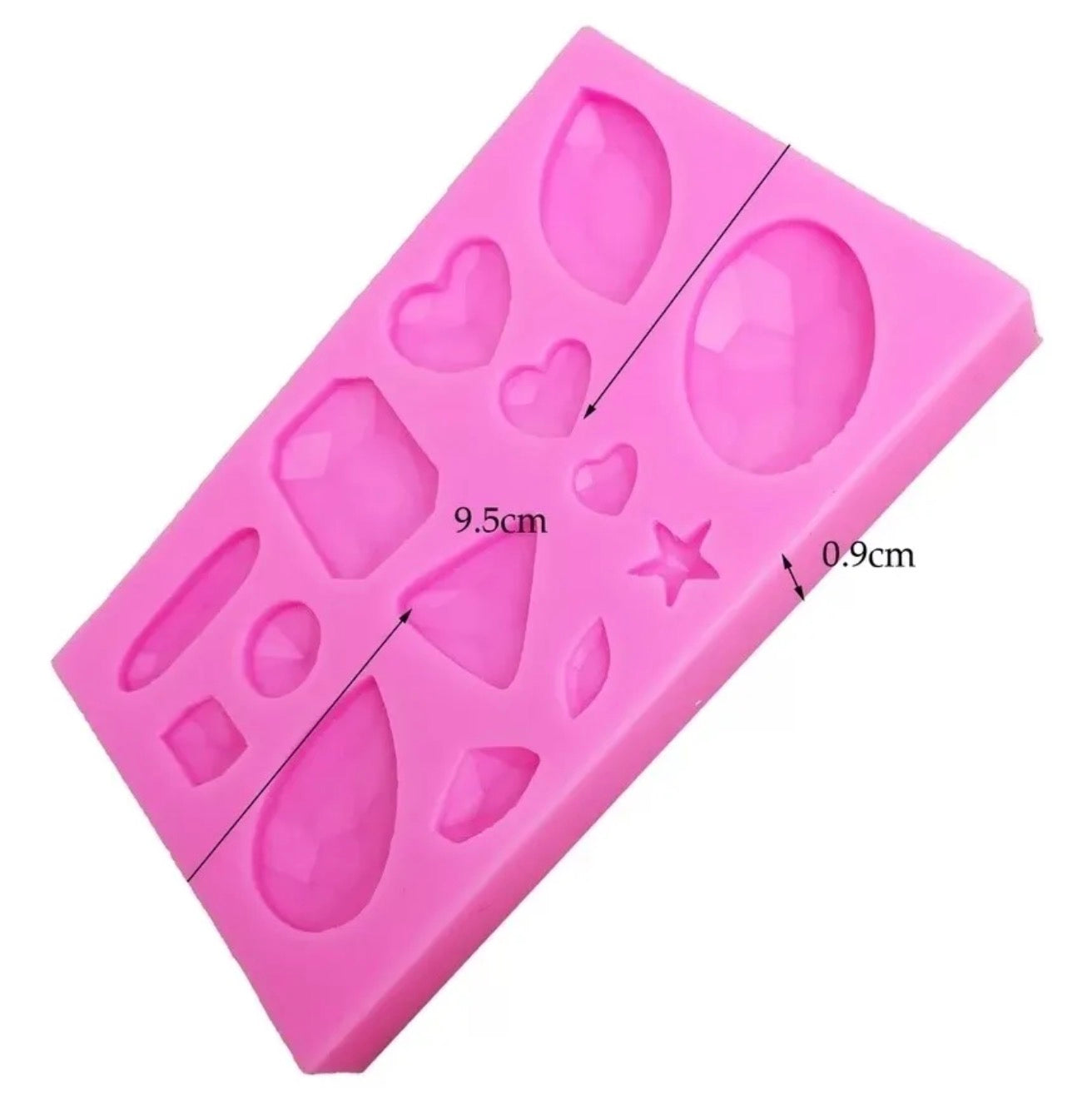 MOLDE DE SILICÓN JOYAS
