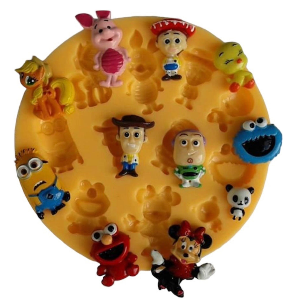 Molde de Silicón Personajes Cutte Toy Story, Minion