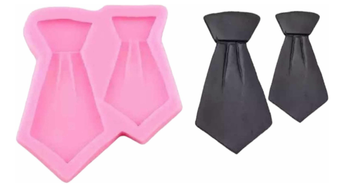 Molde de Silicón Corbatas