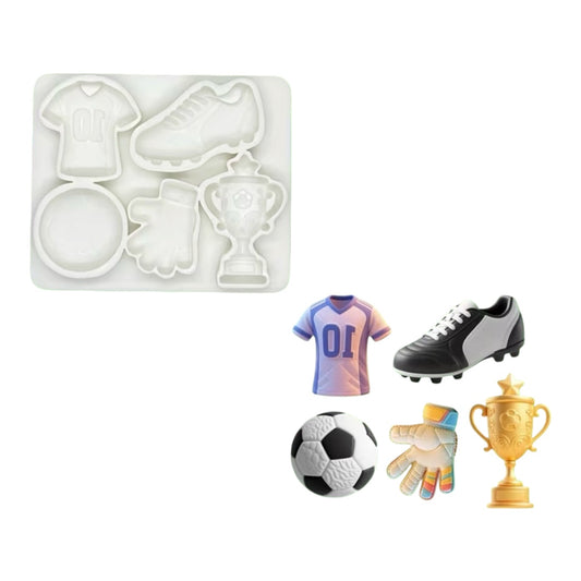 Molde de Silicón Fútbol Soccer