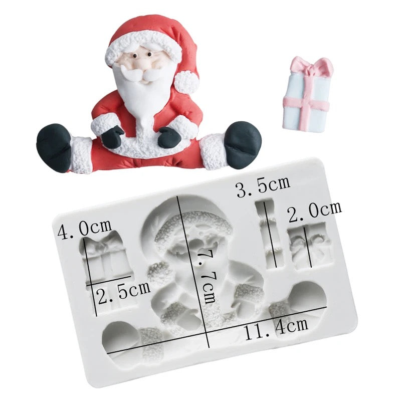 Molde de Silicón Santa Claus Gde