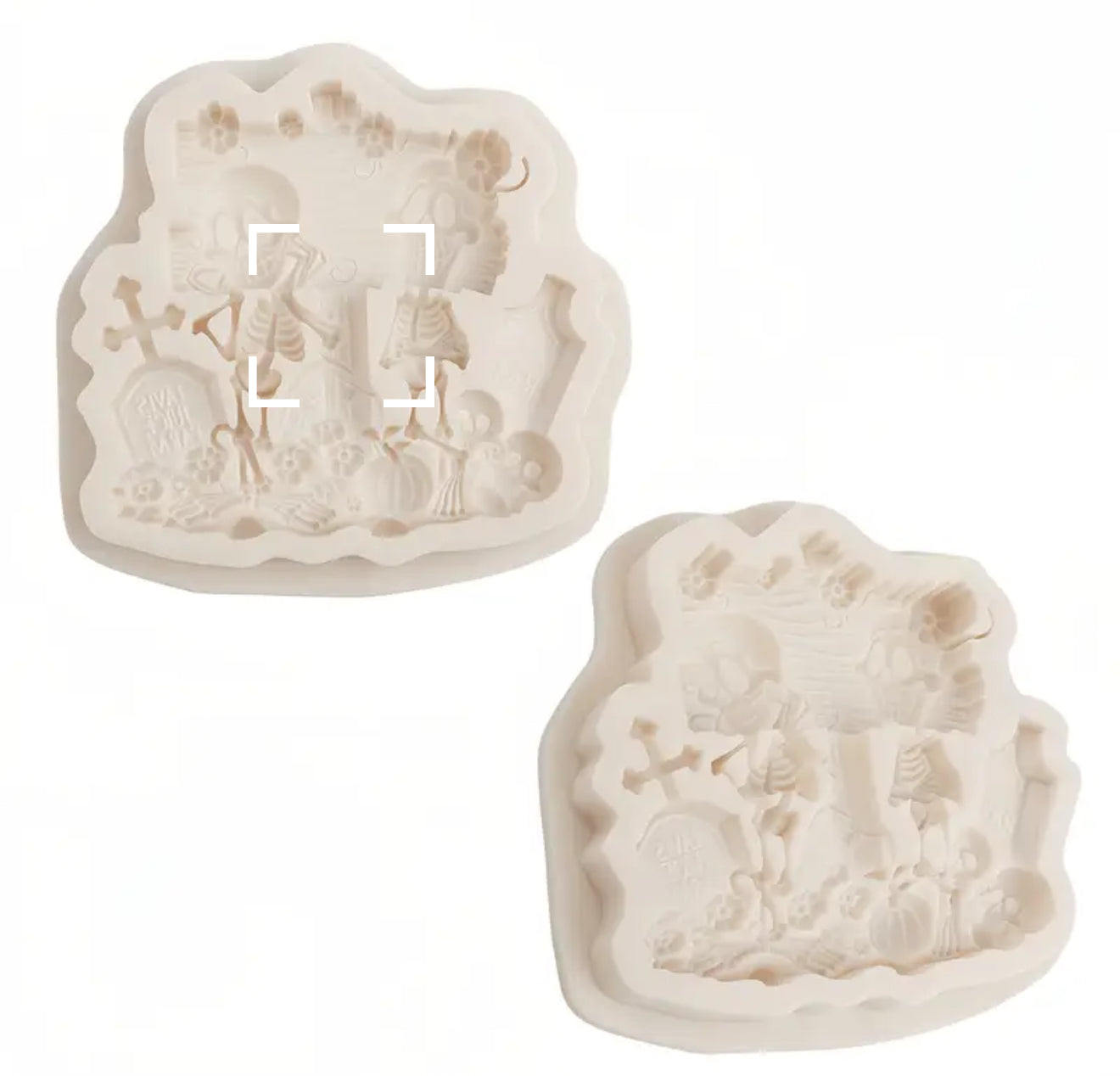 Molde de Silicón Calaveras Felices