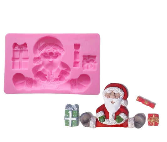 Molde de Silicón Santa Claus Gde