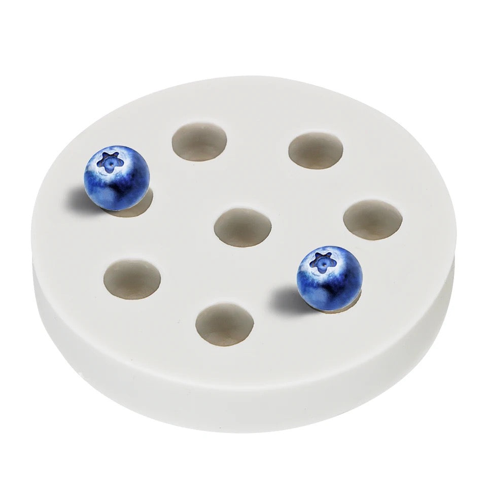 MOLDE DE SILICÓN BLUE BERRY, FRUTAS