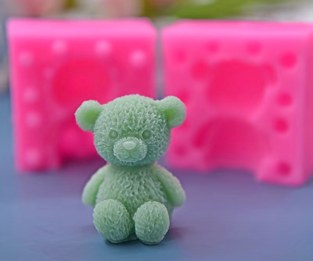 MOLDE DE SILICÓN OSO 3d