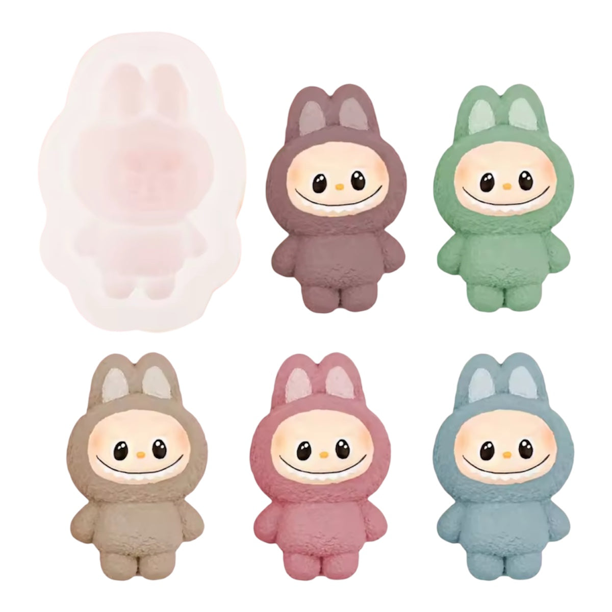 Molde de Silicón Labubu grande