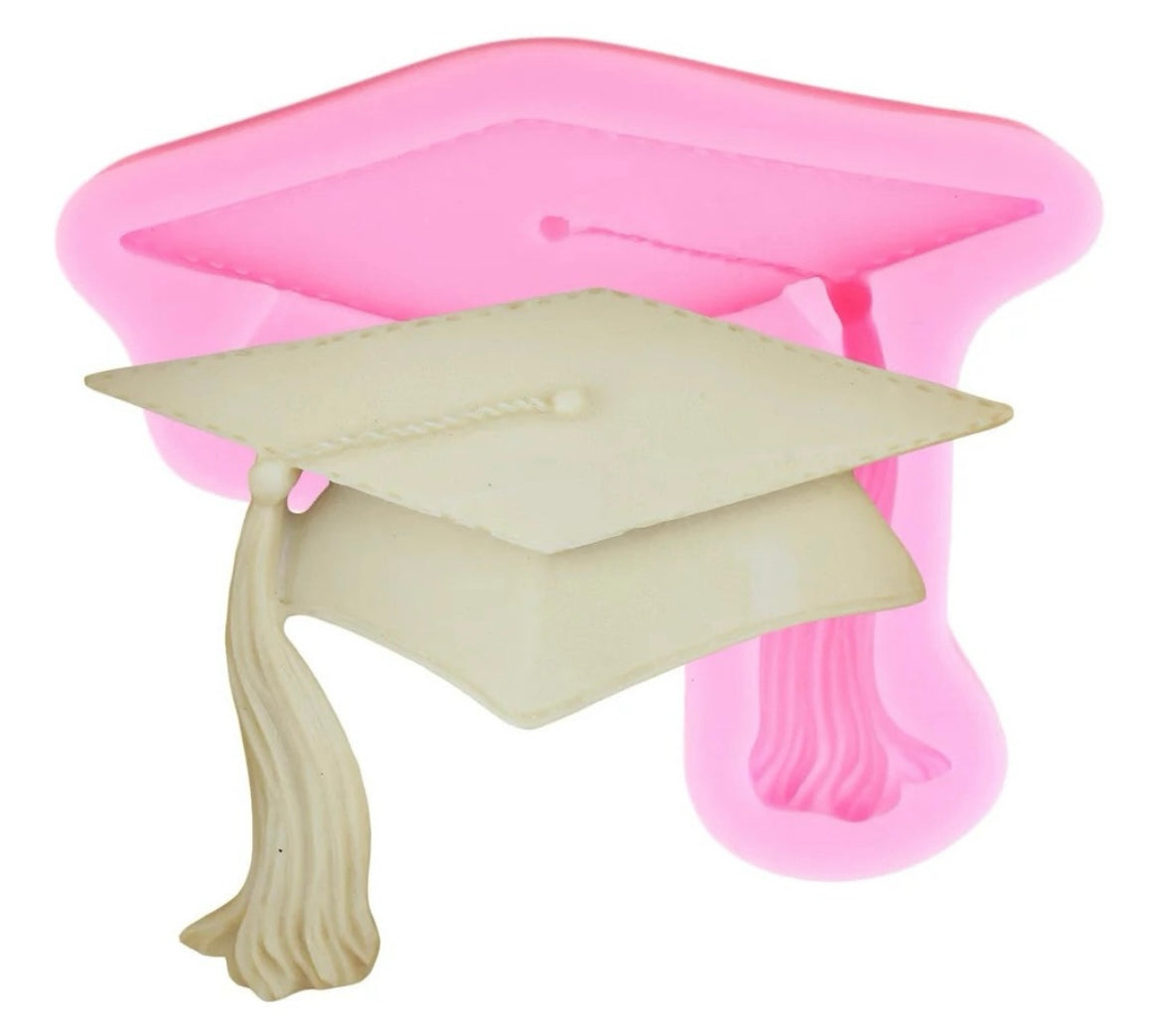 MOLDE DE SILICÓN BIRRETE GRANDE, GRADUACIÓN