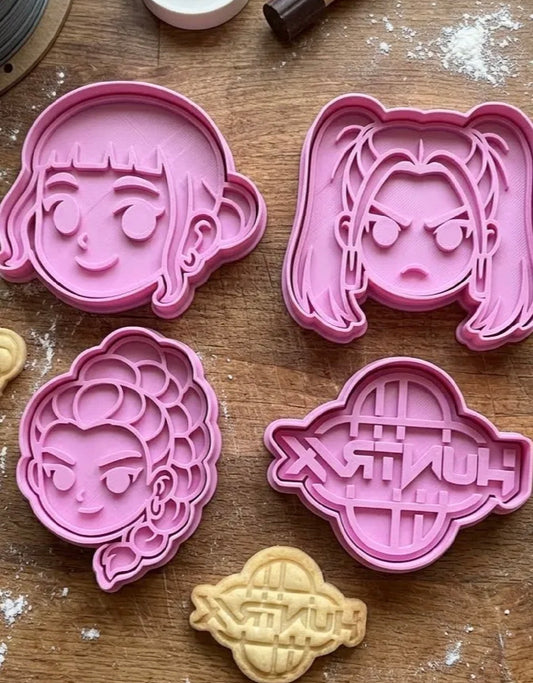 Kit de Marcador y Cortador de Galleta Guerreras K 4 pzas