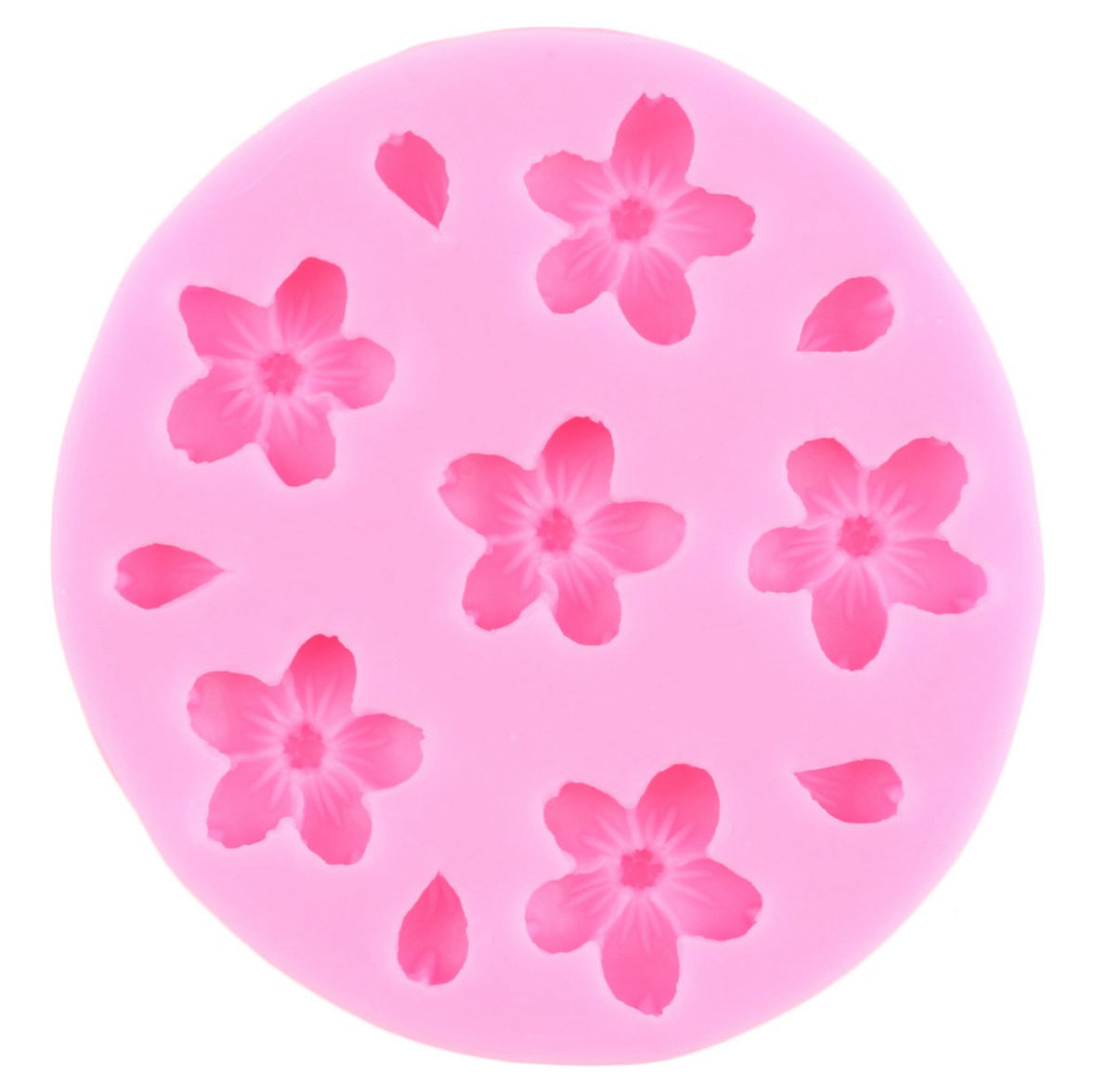 Molde de Silicón Flor de Ciruelo 2 PZAS