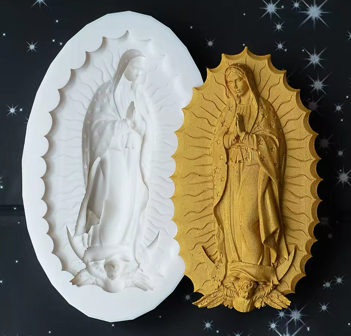 Molde de Silicón Virgen de Guadalupe