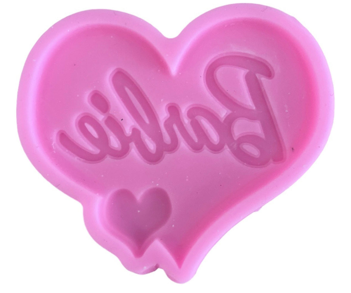 Molde de Silicón Corazón Barbie