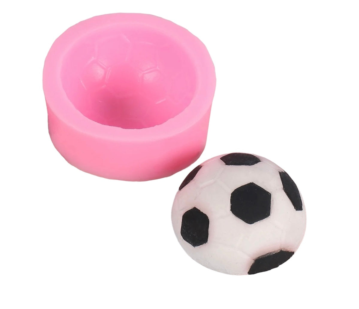 MOLDE DE SILICÓN BALÓN DE FÚTBOL