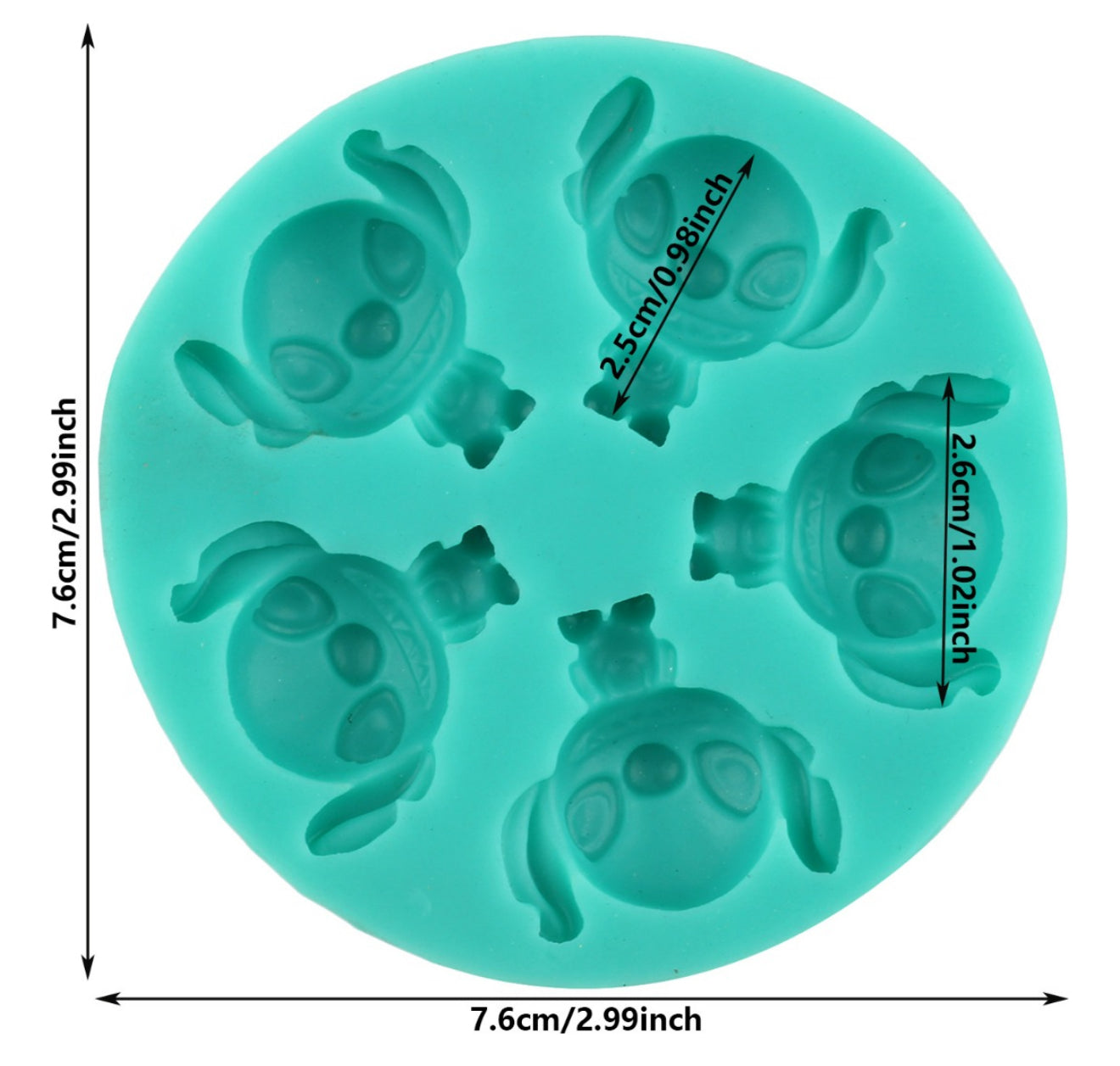 Molde de Silicón Stitch