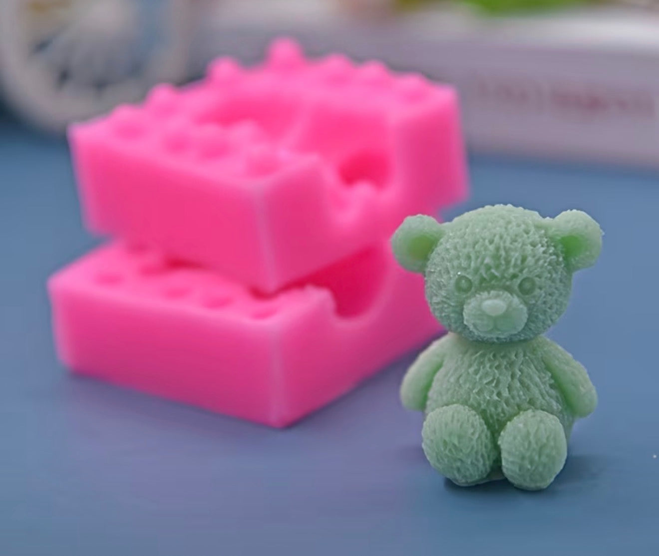 MOLDE DE SILICÓN OSO 3d