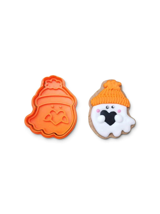 Cortador y Marcador de Galleta Halloween Fantasma