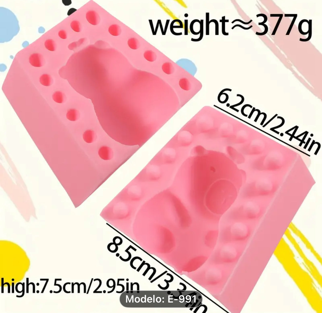 Molde de Silicón Capibara