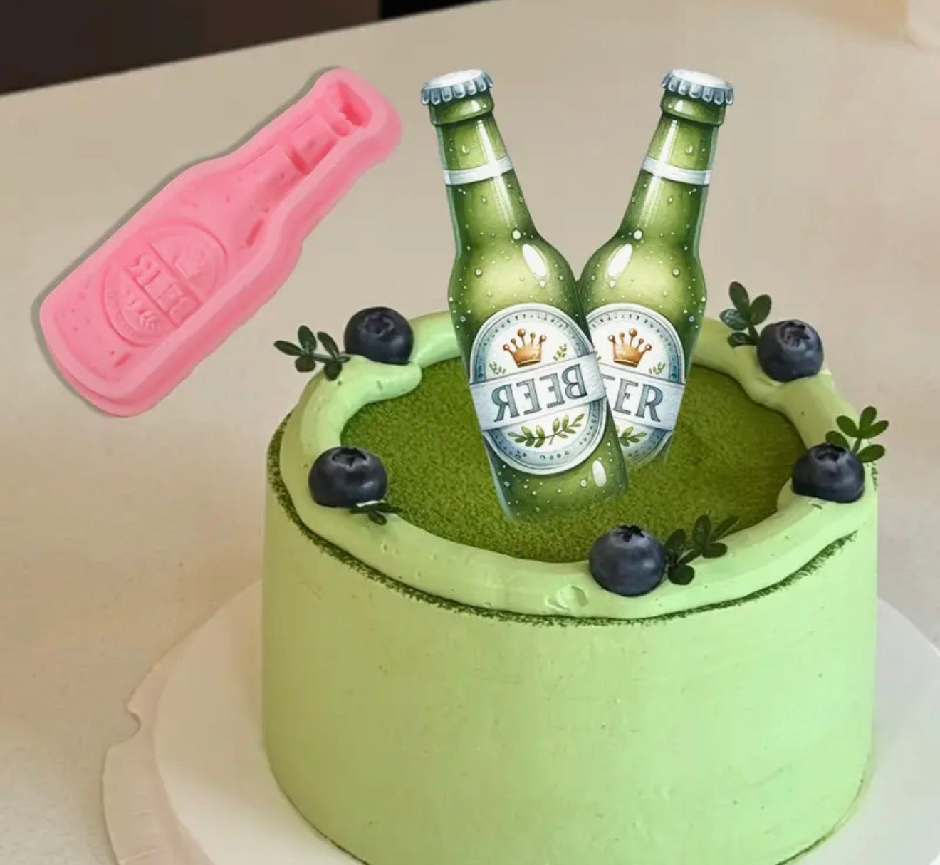 MOLDE DE SILICÓN BOTELLA