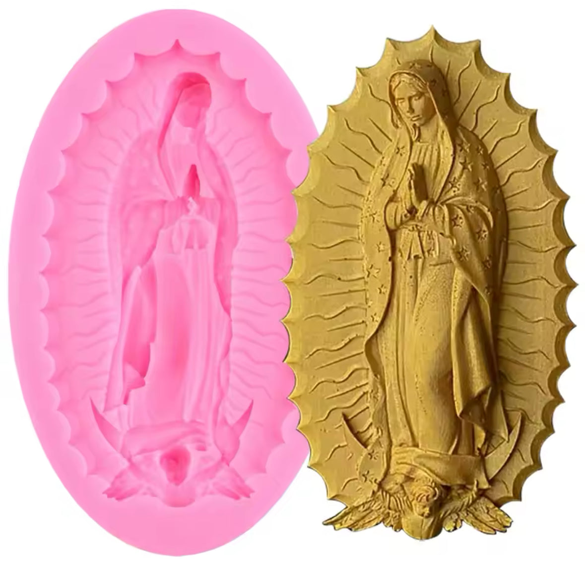 Molde de Silicón Virgen de Guadalupe