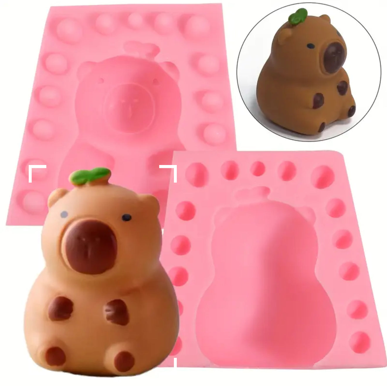 Molde de Silicón Capibara