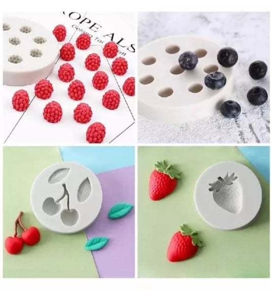 MOLDE DE SILICÓN PAQUETE FRUTAS