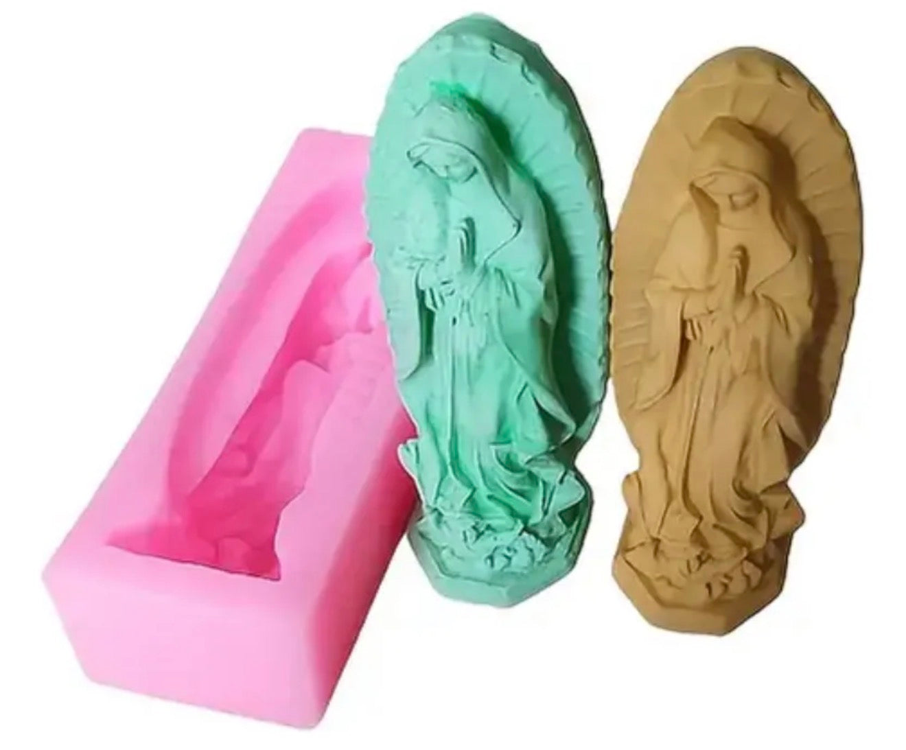 Molde de Silicón Virgen María Guadalupe