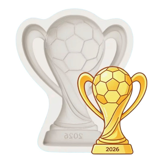 Molde de Silicón Copa del Mundo Fútbol