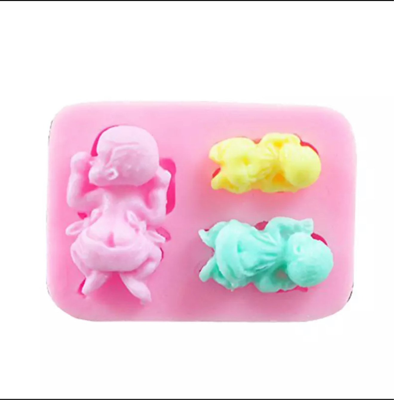 Molde de Silicón Bebe Pañal