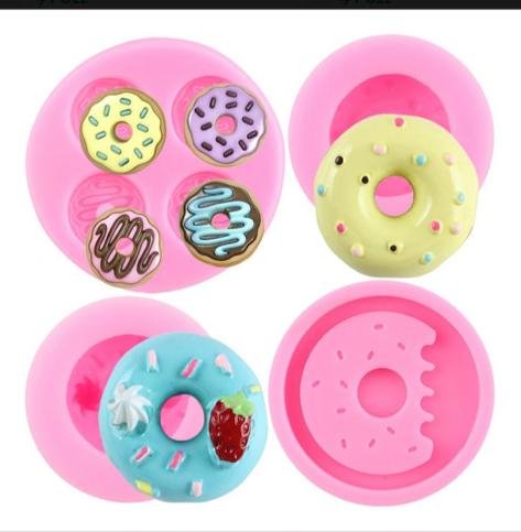 Molde de silicón donas y postres