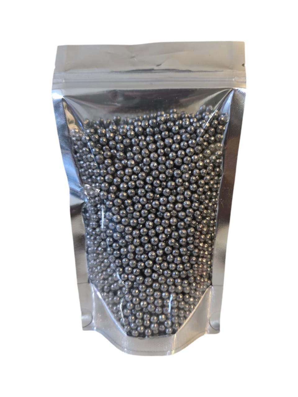 Perlas de azucar Metálicas plata 200 gramos