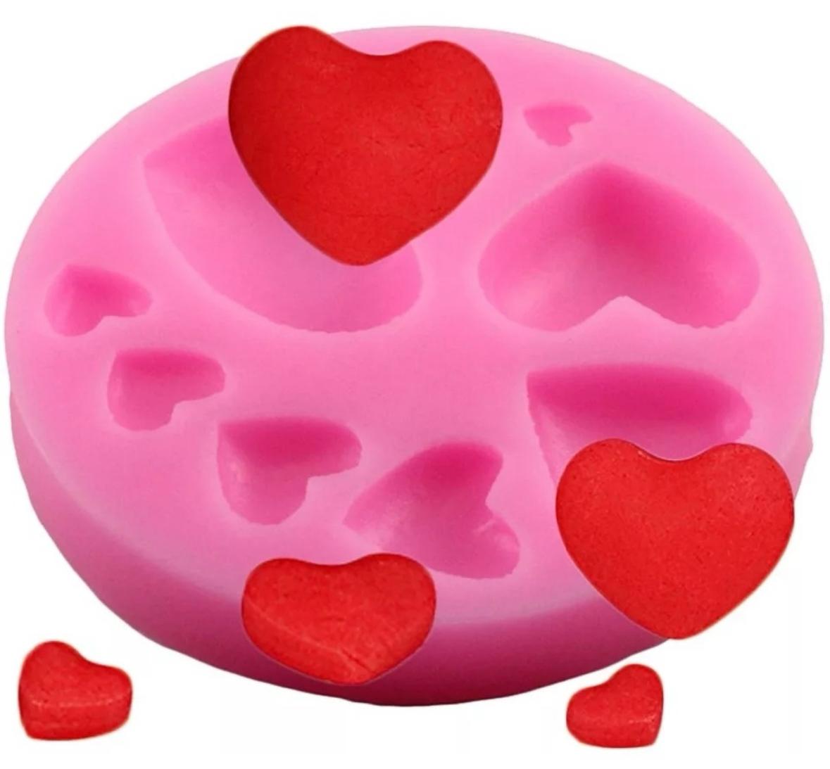 Molde de silicon corazon, Amor, san valentin