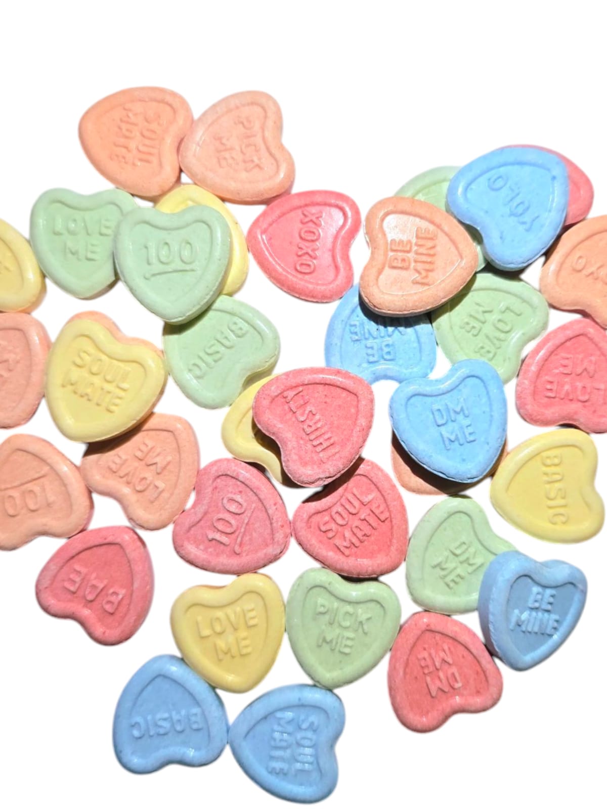 CORAZONES CON MENSAJES